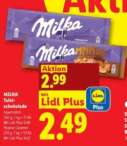 Lidl MILKA Tafel- schokolade Angebot