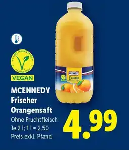 Lidl Mcennedy frischer orangensaft Angebot