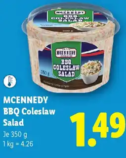 Lidl MCENNEDY BBQ Coleslaw Salad Angebot
