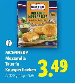 Lidl Mcennedy mozzarella taler in knusperflocken Angebot