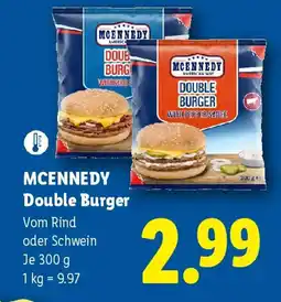 Lidl Mcennedy double burger Angebot