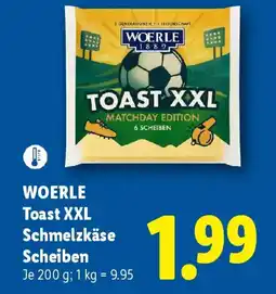 Lidl Woerle toast xxl schmelzkäse scheiben Angebot