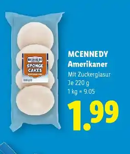 Lidl MCENNEDY Amerikaner Angebot