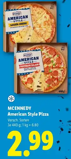 Lidl Mcennedy american style pizza Angebot