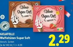 Lidl Gelatelli waffeltüten super soft Angebot