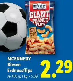 Lidl Mcennedy riesen erdnussflips Angebot