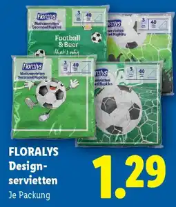 Lidl Floralys design- servietten Angebot