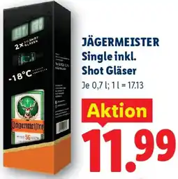 Lidl Jägermeister single inkl. shot gläser Angebot