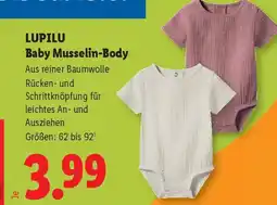 Lidl Lupilu baby musselin-body Angebot