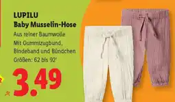 Lidl Lupilu baby musselin-hose Angebot