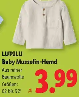 Lidl Lupilu baby musselin-hemd Angebot