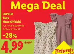 Lidl Lupilu baby musselinkleid Angebot