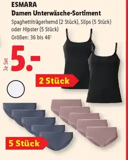 Lidl ESMARA Damen Unterwäsche-Sortiment Angebot