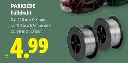 Lidl PARKSIDE Fülldraht Angebot