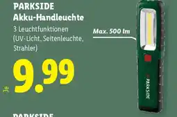 Lidl PARKSIDE Akku-Handleuchte Angebot