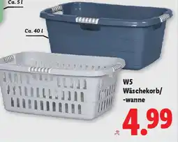 Lidl W5 Wäschekorb/ -wanne Angebot
