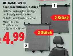 Lidl ULTIMATE SPEED Sonnenschutzrollo, 2 Stück Angebot