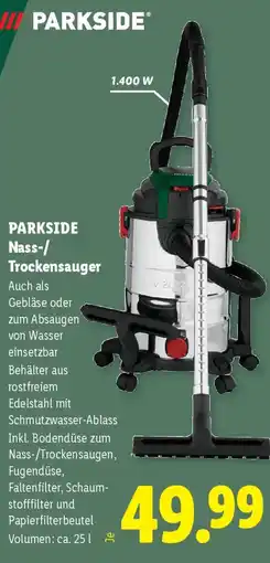 Lidl PARKSIDE Nass-/ Trockensauger Angebot