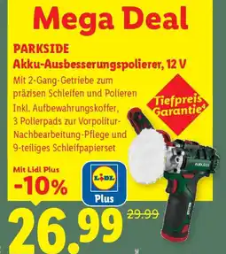 Lidl Akku-Ausbesserungspolierer, 12 V Angebot