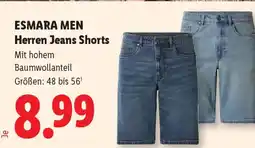 Lidl Esmara men herren jeans shorts Angebot