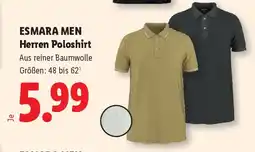 Lidl ESMARA MEN Herren Poloshirt Aus reiner Baumwolle Angebot