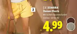 Lidl ESMARA Damen Shorts Angebot