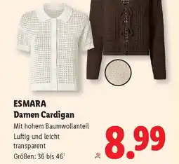 Lidl ESMARA Damen Cardigan Angebot
