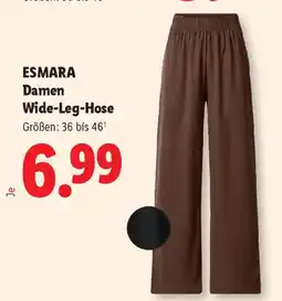 Lidl ESMARA Damen Wide-Leg-Hose Angebot