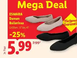 Lidl ESMARA Damen Ballerinas Größe Angebot