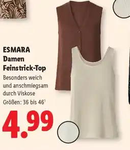 Lidl ESMARA Damen Feinstrick-Top Angebot