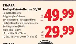 Lidl ESMARA Trolley-Reisekoffer Angebot
