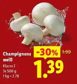 Lidl Champignons Angebot