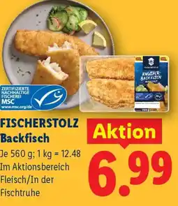 Lidl FISCHERSTOLZ Backfisch Angebot