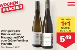 MPreis Weingut müller grüner veltliner frauengrund dac oder grüner veltliner mautern Angebot