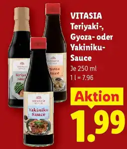 Lidl Vitasia teriyaki-, gyoza- oder yakiniku- sauce Angebot