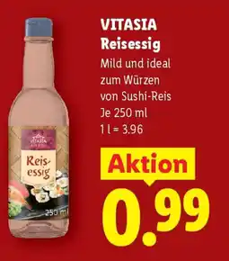 Lidl VITASIA Reisessig Angebot