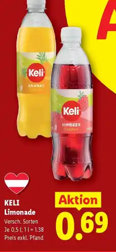 Lidl KELI Limonade Angebot