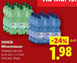 Lidl Saskia mineralwasser Angebot