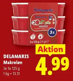 Lidl Delamaris makrelen Angebot