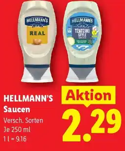 Lidl HELLMANN'S Saucen Angebot