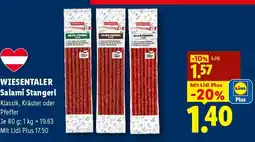 Lidl Wiesentaler salami stangerl Angebot
