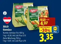 Lidl Iglo gemüse Angebot