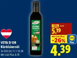 Lidl Vita d'or kürbiskernöl Angebot