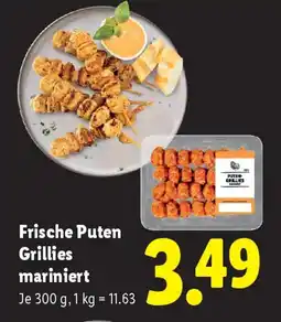 Lidl Frische puten grillies mariniert Angebot