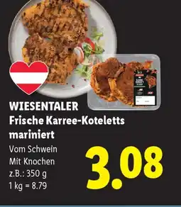 Lidl WIESENTALER Frische Karree-Koteletts Angebot