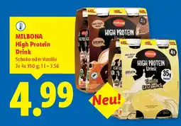 Lidl Milbona high protein drink Angebot