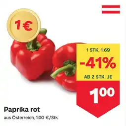MPreis Paprika rot Angebot