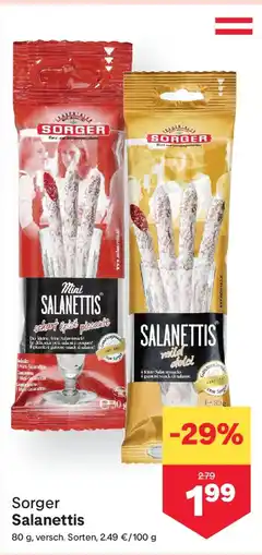MPreis Sorger salanettis Angebot