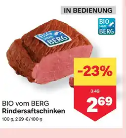 MPreis BIO vom BERG Rindersaftschinken Angebot