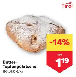 MPreis Butter- topfengolatsche Angebot